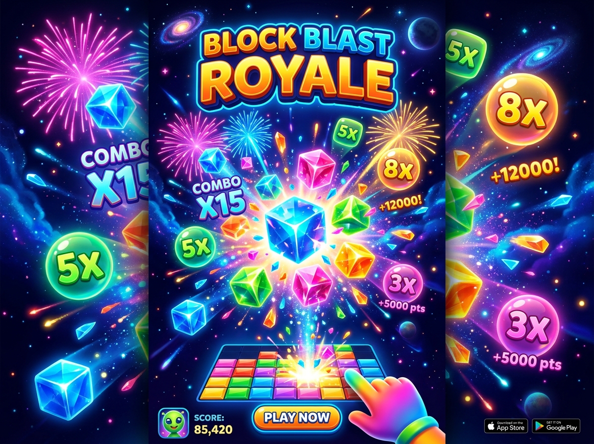 Block Blast Royale Poster