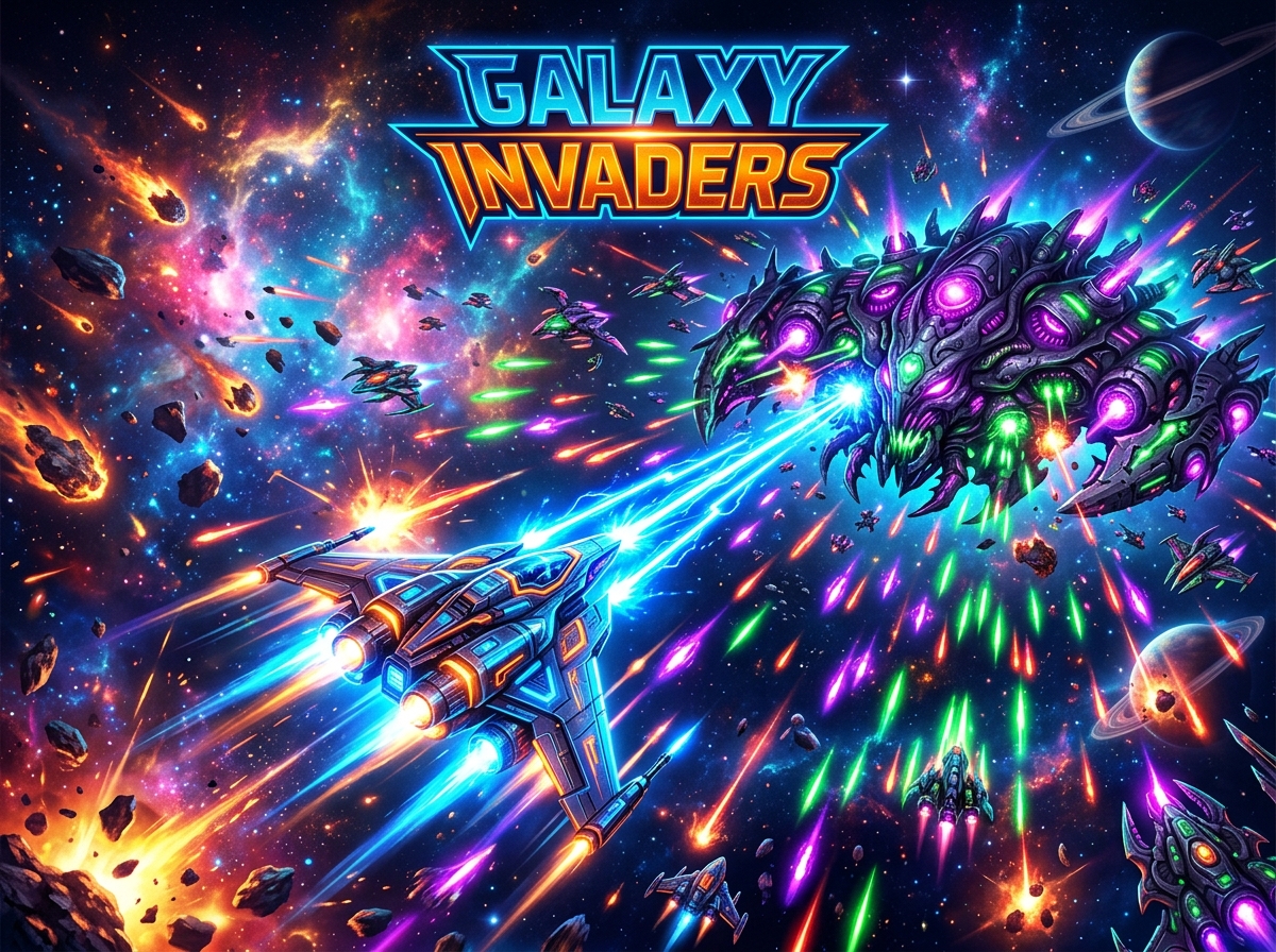 Galaxy Invaders Poster