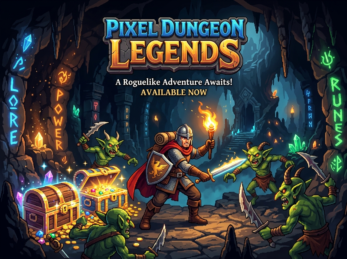 Pixel Dungeon Legends Poster