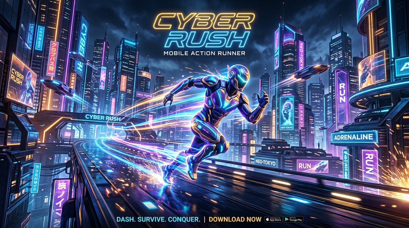 Cyber Rush Featured Mobile Game